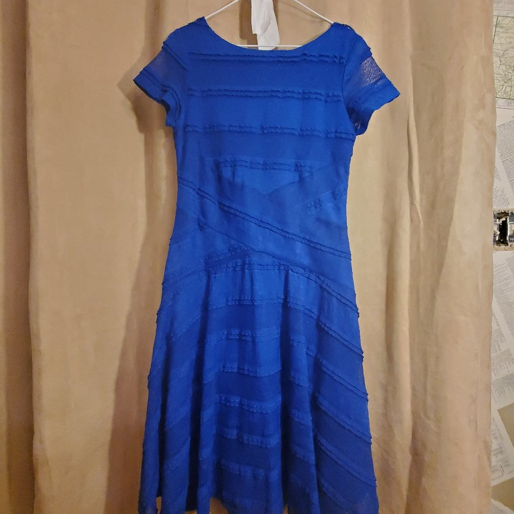 Blue Lace Dress Sangria Size 8